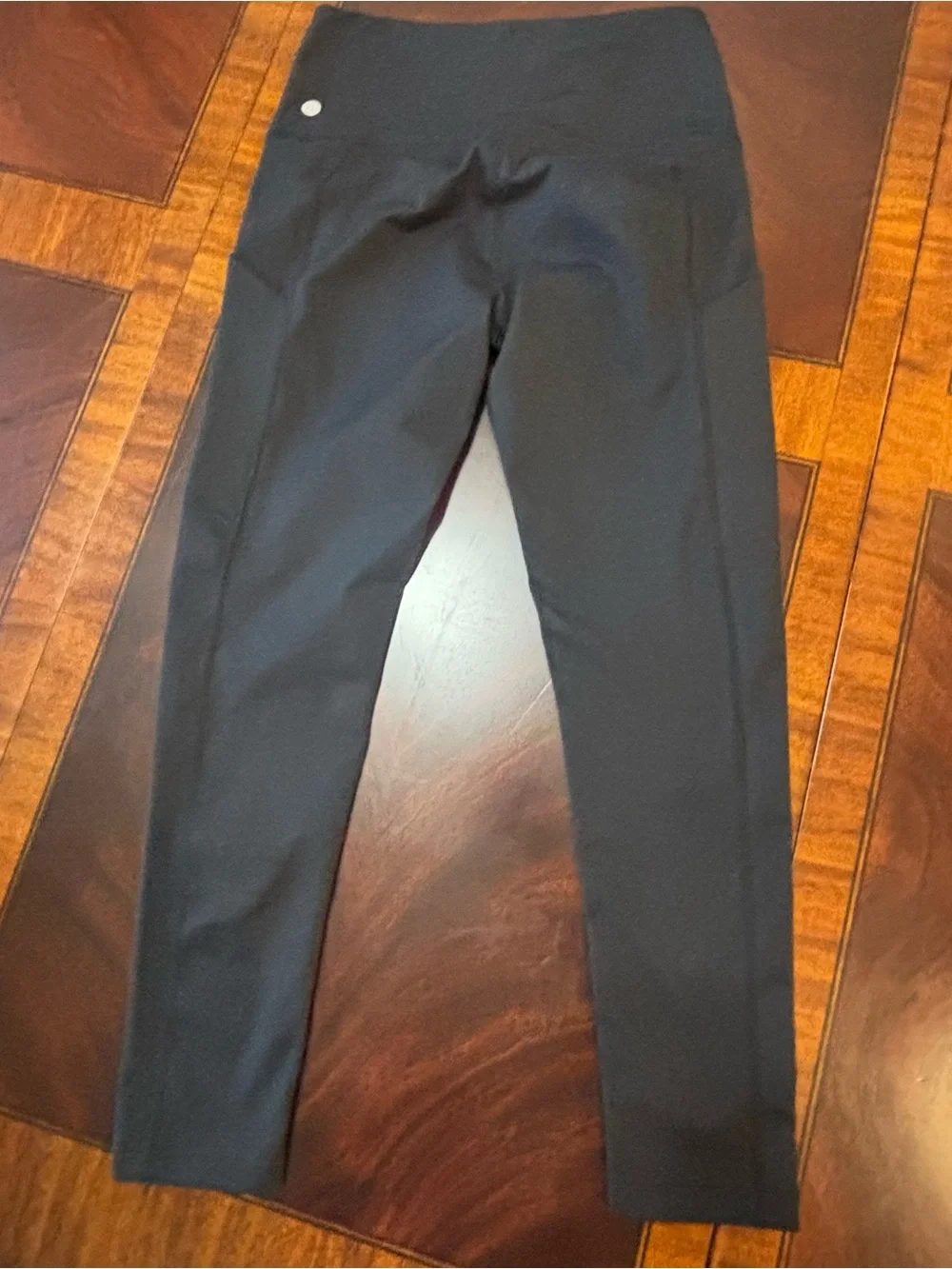 Zella Black High-Waisted Performance Leggings with Side Pockets - Women's Size S